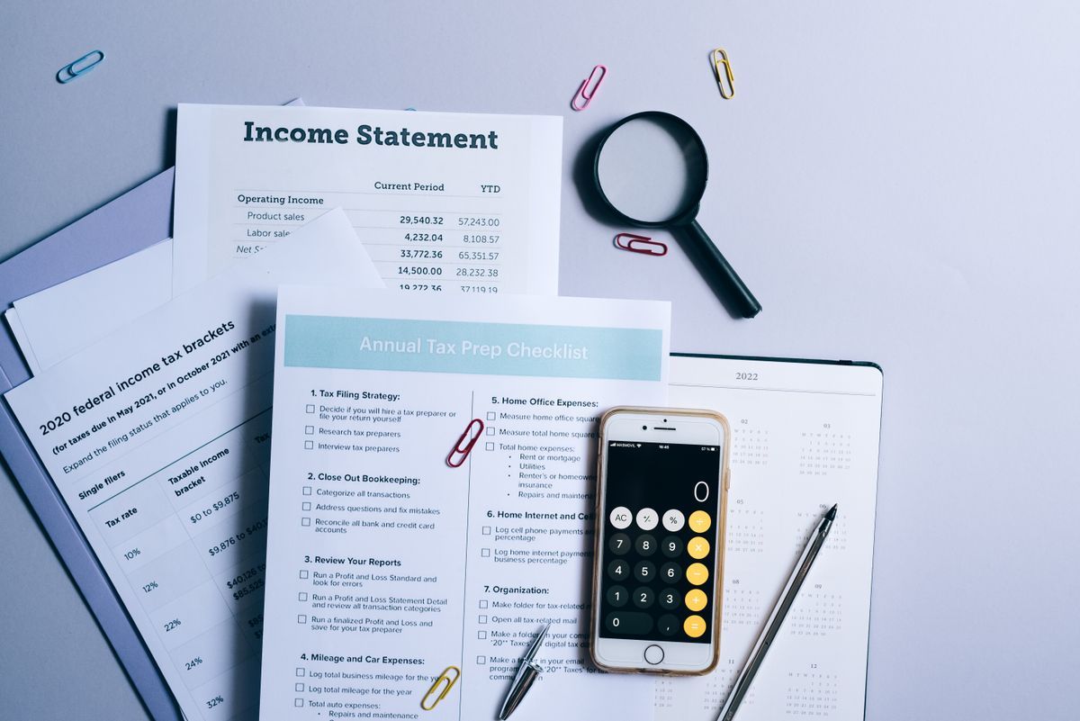 finance checklist monthly review